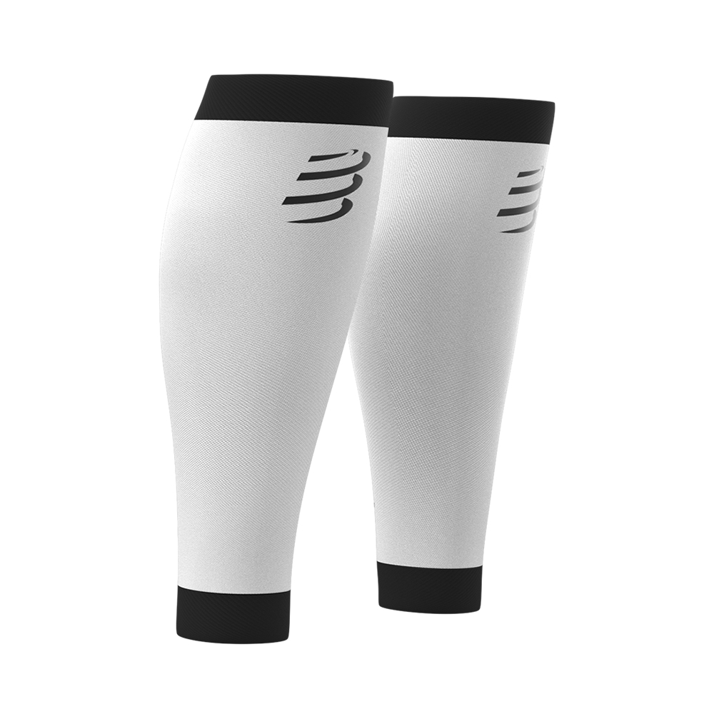 Image Compressport R1 Calf Sleeves WHITE T2